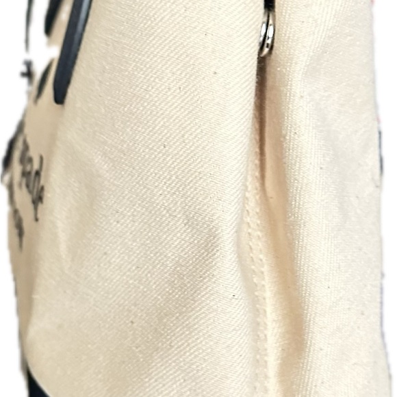 Designer Handbag Kate Spade Rare Patent Canvas Crossbody Tote Bag w/Dust Cover - Picture 7 of 17